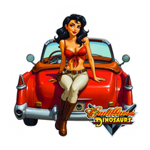 Cadillac Queen – 90s Cartoon Fan Art Sticker